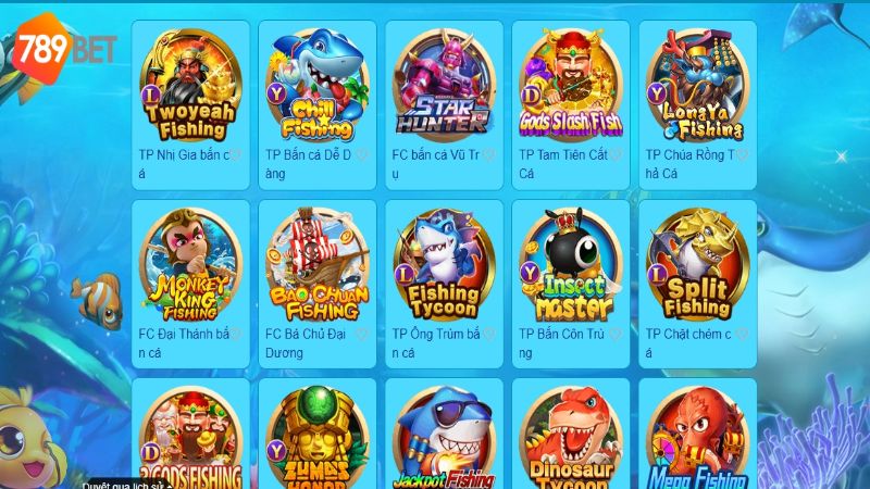 Game bắn cá có thiết kế đẹp mắt và rất dễ chơi