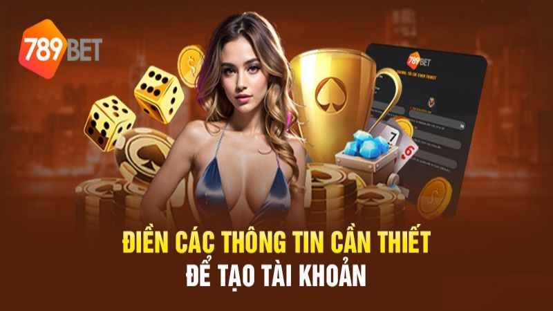 Điền những thông tin của bạn để tiến hành tạo tài khoản